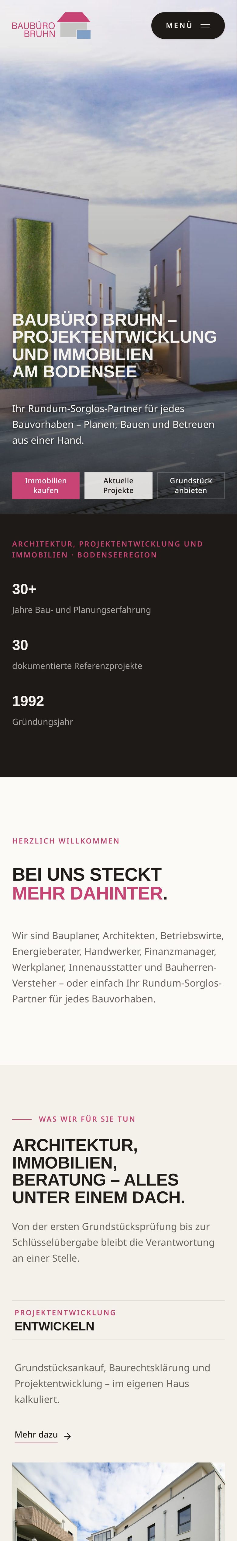 Baubüro Bruhn – Interaktion bis ins Detail